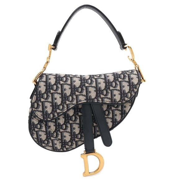 Dior Handbags - Christian Dior Oblique Saddle Handbag